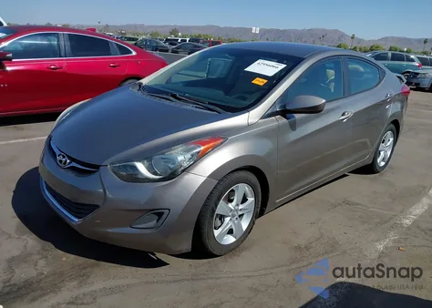 2013 Hyundai Elantra Gls from USA, damaged, VIN 5NPDH4AE5DH347196